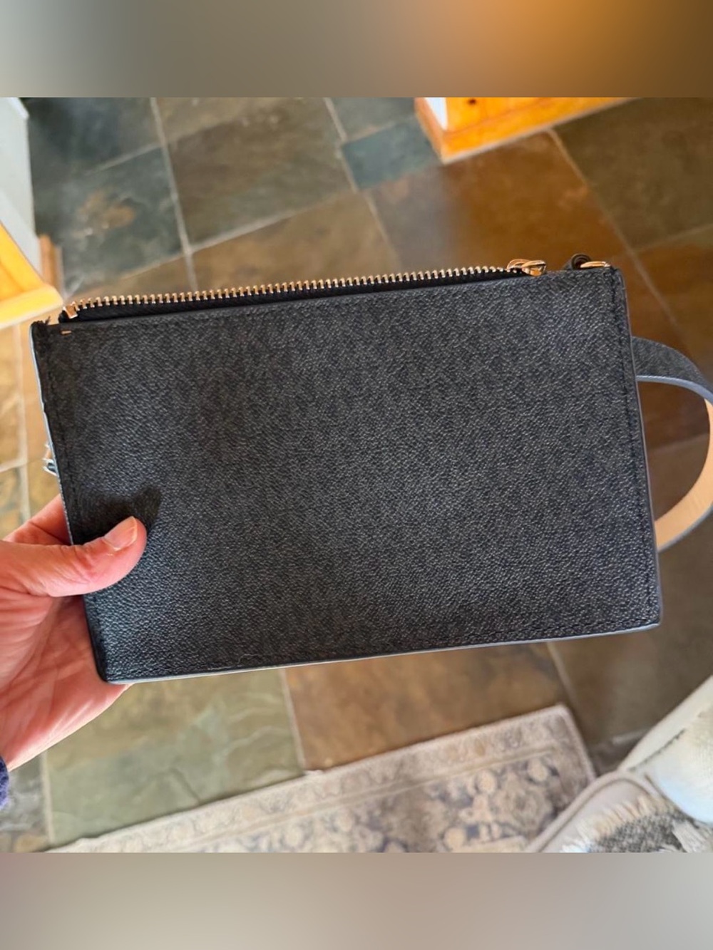 Michael Kors Dark Gray Wristlet Clutch